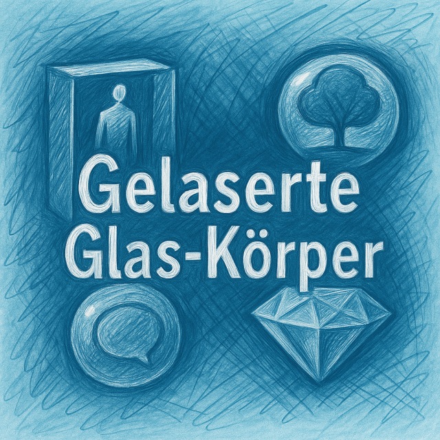 Gelasertes Glaskörper