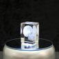Mobile Preview: Kristallglas Figur - Totenkopf
 - 3D Laser Glas Skulptur | Klein, Mittel, Groß | Deko & Geschenkidee