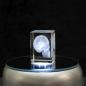 Preview: Crystal Glass Figure - Skull - 3D Laser Glass Sculpture | Small, Medium, Large | Decoration & Gift Idea