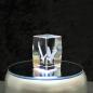Preview: 3D-Glas-Cube-Adler, versch. Größen