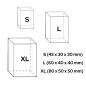 Preview: Kristall-Quaderblock Motiv Mond
