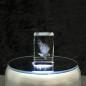 Preview: 3D-Glas-Cube-Adler, versch. Größen