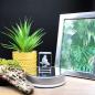 Preview: Kristall-Quaderblock Motiv Affe
