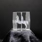 Preview: Kristall-Quaderblock Motiv Einhorn
