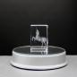 Preview: Kristall-Quaderblock Motiv Einhorn
