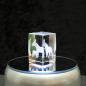 Preview: 3D-Glas-Cube-Esel, versch. Größen