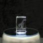 Preview: 3D-Glas-Cube-2 Giraffen, versch. Größen
