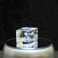 Preview: Crystal cuboid block, motif Shark