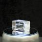 Preview: Crystal cuboid block, motif Shark