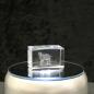 Preview: 3D-Glas-Cube-Luchs, versch. Größen