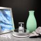 Preview: 3D-Glas-Cube-Meerjungfrau, versch. Größen