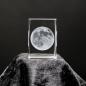 Preview: Kristall-Quaderblock Motiv Mond
