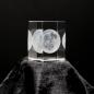 Preview: Kristall-Quaderblock Motiv Mond
