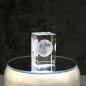 Preview: 3D-Glas-Cube-Mond, versch. Größen