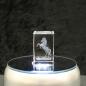 Preview: 3D-Glas-Cube-aufst. Pferd, versch. Größen