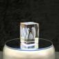 Preview: 3D-Glas-Cube-Pinguine, versch. Größen