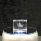Preview: Crystal cuboid block, motif Knight On Horse