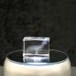Preview: 3D-Glas-Cube-Seehund, versch. Größen