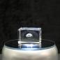 Preview: 3D-Glas-Cube-Saturn, versch. Größen