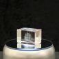 Preview: Crystal cuboid block, motif Sailing Ship