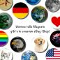 Preview: Glas Magnet- Zoo Tiere