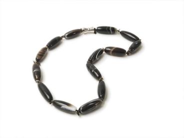 Kette kurz, Achat, mit Magnetverschluss