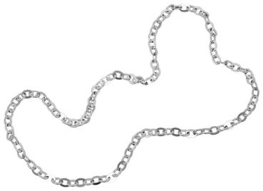 Kette, mittel, Metallglieder, silber