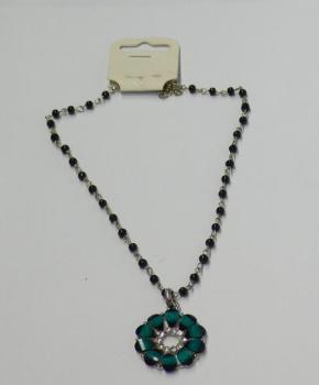 Kette,Silber-Style, türkis