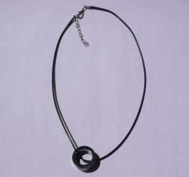 Kette mit Anhänger Ring groß