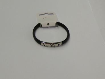 Armband, Silikon schwarz