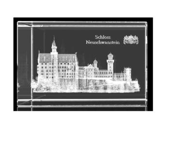 3D-Cube-Neuschwanstein 60x40x40