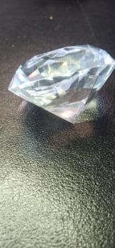 Kristalldiamant mit Motiv Giraffe