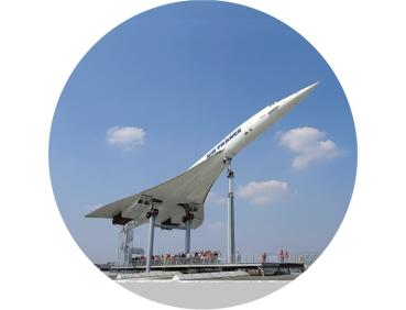 Glas Magnet- Concorde