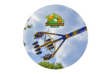Glas Magnet- Attraction Logo Drouwener Zand