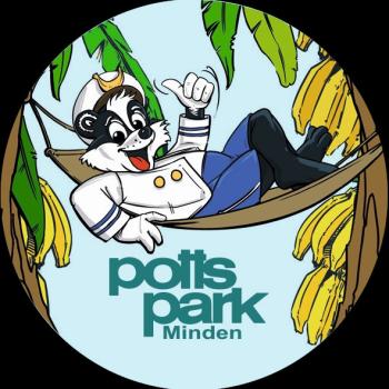 Glas Magnet- Meer Logo Potts Park