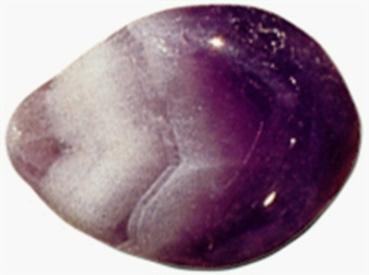 Trommelstein Chevron Amethyst, 2,0-2,5cm KLEIN