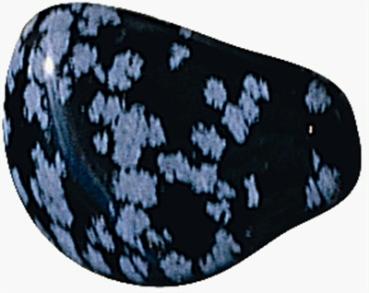 Trommelstein Schneeflocken-Obsidian, 2,0-2,5cm KLEIN