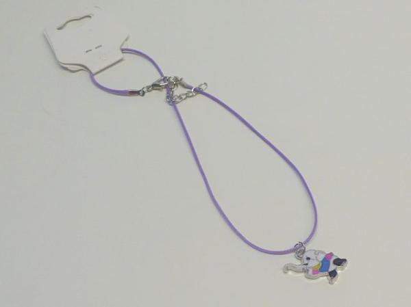 Kette mit Anhänger Elefant, bunt