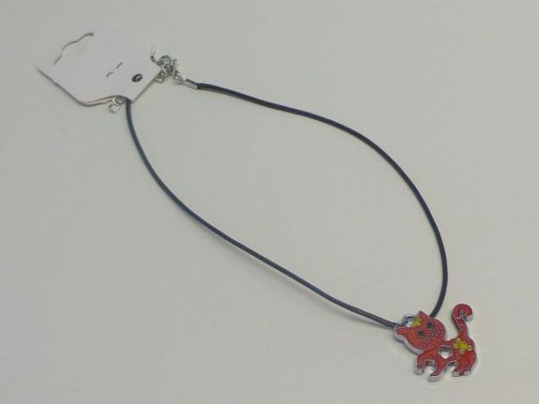 Kette mit Anhänger Katze, verschiedene Farben