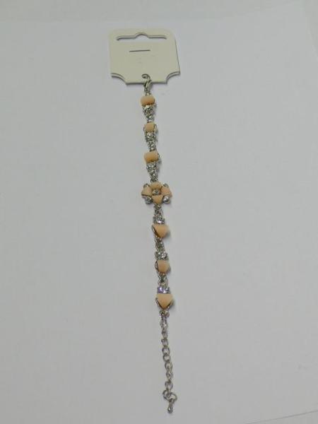 Armband, silber-, rose