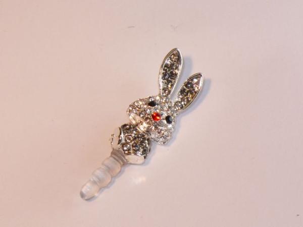 Phone-Plugy Hase silber
