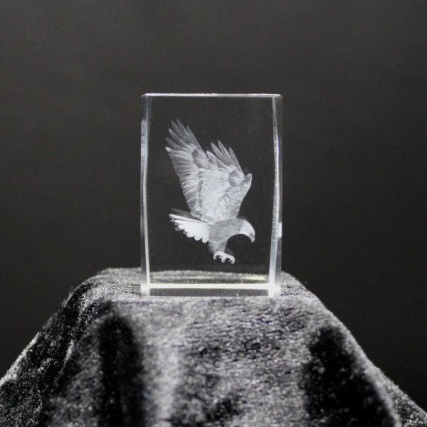 Kristall-Quaderblock, Motiv Adler