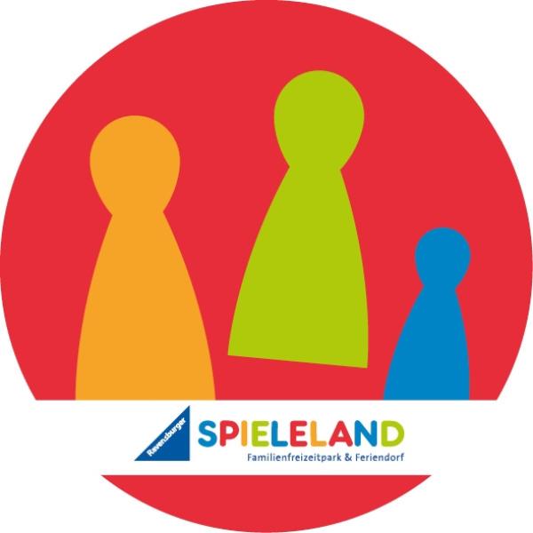 Strong, colorful, round glass magnets, motif Ravensburger Spieleland Toy Figures