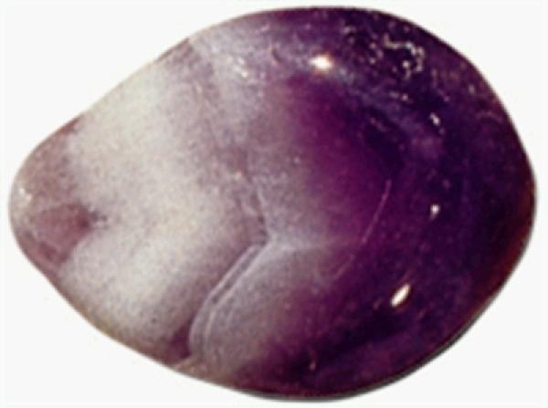 Trommelstein Chevron Amethyst, 2,0-2,5cm KLEIN