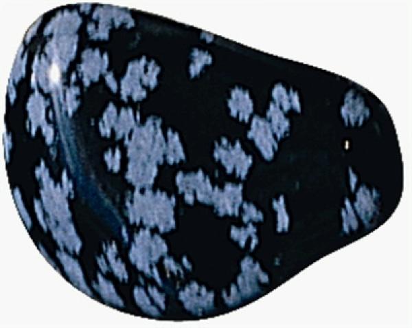 Trommelstein Schneeflocken-Obsidian, 2,0-2,5cm KLEIN
