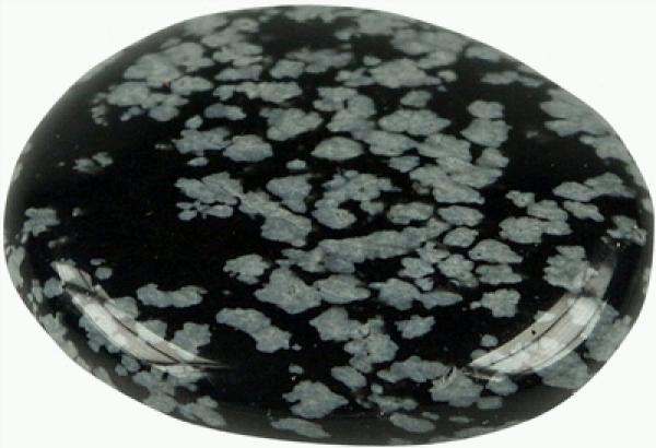 Scheibenstein Schneeflockenobsidian