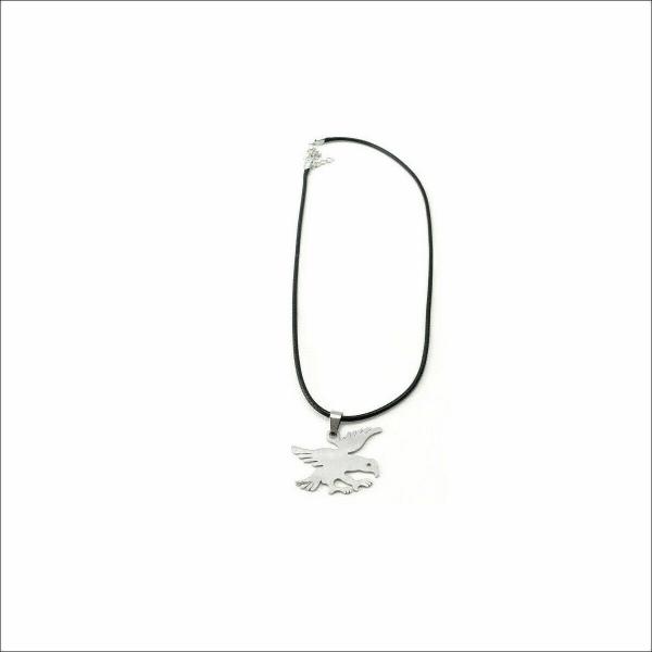 Kette Adler, Edelstahl, mit gew. Stoffband